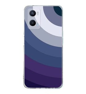PrintiFy Oppo A96 Uyumlu Kamera Korumalı Renk Cümbüşü E Tasarımlı Şeffaf Silikon Kılıf