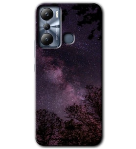 İnfinix Hot 20i Kılıf HD Desen Baskılı Kılıf - Gece Galaksi