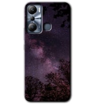 İnfinix Hot 20i Kılıf HD Desen Baskılı Kılıf - Gece Galaksi
