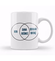 Ben Sana Değmez Serdar Ortaç Komik Kupa Bardak Porselen