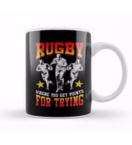 Funny Rugby Where You Get Points For Trying Pun Kupa Bardak Porselen
