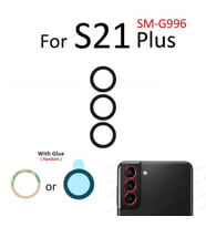 Tkgz Samsung Galaxy S21 PLUS Arka Kamera Camı Lens Yapışkanlı