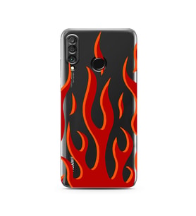Huawei P30 Lite Uyumlu Baskılı Yumuşak Silikon Şeffaf Telefon Kılıfı