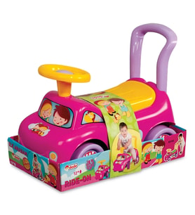 Pembe İlk Arabam - İlk Arabam - Binmeli Araba - Çocuk Arabası - İlk Adım Arabası