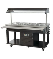 CSA Karacasan Üç Küvetli Salad Bar Ünitesi & Beyaz İnci Salad Bar