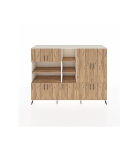 Hyperion Dolap 14 Raflı 9 Kapaklı 220x44x163 Aytaşı-Çam