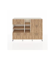 Hyperion Dolap 14 Raflı 9 Kapaklı 220x44x163 Aytaşı-Çam