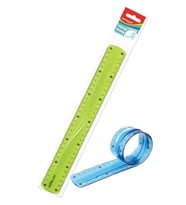 Kırılmaz Cetvel 30 Cm Silikonlu Yeşil Renk 1 Adet Cetvel Kırılmaz