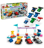 LRGO 10445 DUPLO® Kasabası F1® Takımı Yarış Arabaları ve Sürücüler