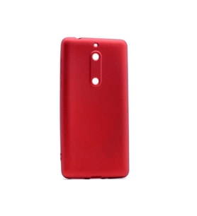 Nokia 5 Uyumlu Kılıf Zore Premier Silikon Kapak (Kırmızı)