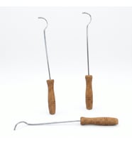 Metal Soba Kapak Açacağı - Ahşap Saplı - Güvenli Kullanım