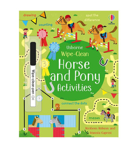 Wipe-Clean Horse and Pony Activities Usborne Publishing
