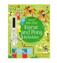 Wipe-Clean Horse and Pony Activities Usborne Publishing