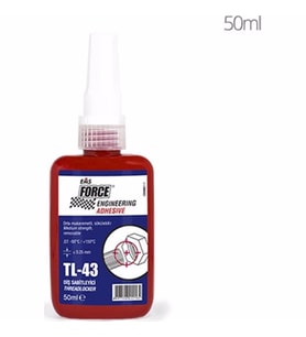 EMS FORSE TL-43 ANAEROBİC CİVATA SABİTLEYİCİ 50 ML ORTA KUVVETLİ (Karışık)