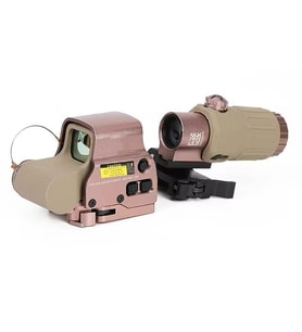 Nikula 558-G43 XPS2 Hedef İşaretleyici Red Dot - Holografik Nişangâh, 5x Büyütmeli Set Çöl Rengi (Çok Renkli)