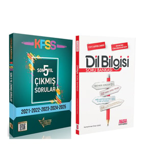 Liderler Karması KPSS Son 5 Yıl Çıkmış Sorular ve AKM Dil Bilgisi Soru Bankası Seti 2 Kitap