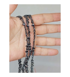Hematit Taşı Kalp Şekilli 2.5*5mm Dizi (52416)