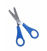 Öğrenci Makası Cetvelli 12 Cm Mavi 1 Adet