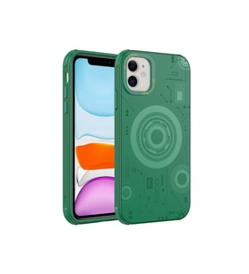 Apple iPhone 11 Uyumlu Kılıf Zore Wireless Şarj Özellikli Desenli Hot Kapak