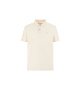 Guess Erkek Siyah Üçgen Polo T-Shirt