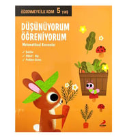 5 Yaş Düşünüyorum Öğreniyorum Kitabı Erdem Yayınları