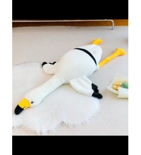 Beyaz Flamingo Peluş Uyku Arkadaşım