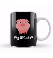 Cute Pig Momma Girl Pet Piglet Owner Mommy Mama Kupa Bardak Porselen