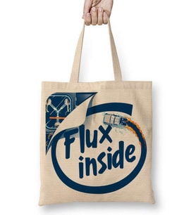 Flux İnside Bez Çanta Uzun Saplı