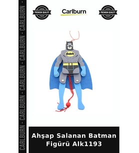 Özel Üretim Dekoratif Figür Hediyelik Masaüstü Koleksiyon Ahşap Salanan Batman Figürü Alk1193