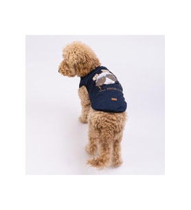 Pawstar Köpek Navyblue NoProb-Lama Big T-shirt Büyük 4XLarge Sırt55cm Göğüs72cm Boyun47cm