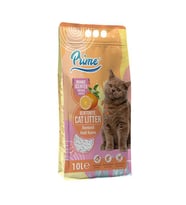 Prime Bentonit Portakal Kokulu Topaklaşan KALIN Kedi Kumu 10 Lt
