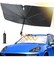 Oto Ön Cam Güneşlik Katlanabilir Pratik Torpido Güneş Koruyucu Şemsiye(145x79cm)