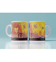 Kişiye Özel Rick and Morty Dünyası Beyaz Renk Kupa