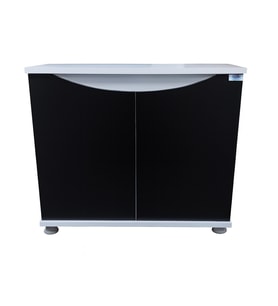 Kanki Pet 80 Cm MDF KP8045FSY Flex Siyah Kapaklı Akvaryum Sehpası 80x45x69 cm