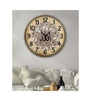 bilge Tasarım Retro Duvar Saati 40 x 40 CM (Karışık)