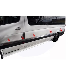 Citroen Jumper Uyumlu Yan Kapı Çıtası -2006 Paslanmaz Çelik Parça