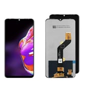 Infinix Hot 10s ile Uyumlu Lcd Ekran Dokunmatik X689 (Siyah)