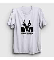 Presmono Unisex Beyaz Logo Die Antwoord T-Shirt 453841tt (Beyaz)