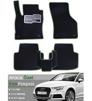 AUDİ A3 HATCHBACK (2013-2020) Uyumlu EVA Paspas Tam Set–Araca Özel,Su Geçirmez,Kolay Montaj