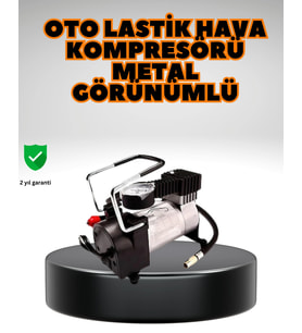 Metal Gövde Lastik Şişirme Kompresörü Suv 4x4 Uyumlu