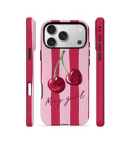 iPhone 17 Pro Max Vorian Çift Katmanlı Kılıf Cherry Girl