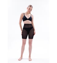 SİYAH MI EMAY 2705 Lazer Tül Boxer Hayalet Korse