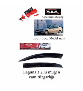 Laguna 2 2001-2007 Model Arası 4'Lü Mugen Cam Rüzgarlıgı