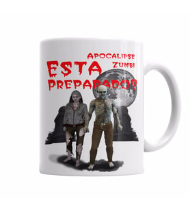 Apocalipse Zumbi Kupa Bardak Porselen
