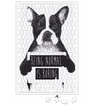 Protest Dog Pug Köpek Puzzle 240 Parça Yapboz
