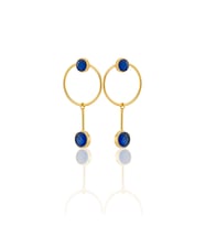 Kadir Jewellery 22 Ayar Altın Kaplama Kadın Sallantılı Küpe -El İşçiliği Ve Hipoalerjenik Küpe