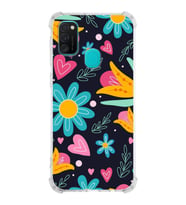 PrintiFy Samsung Galaxy M21 Uyumlu Retro Color 1 Baskılı Şeffaf Köşe Korumalı Antişok Kılıf