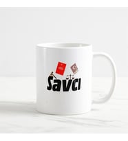 Savcı Kupa Bardak (1. Tasarım) (Beyaz)