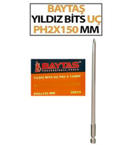 Yıldız Bits Vidalama Ucu Baytaş Ph2x150 mm (1 Adet)