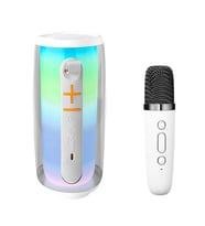 Newface Pluse 6 Mikrofonlu RGB Kablosuz Hoparlör - Beyaz